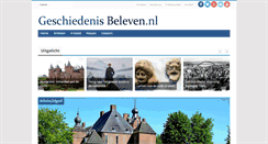 Desktop Screenshot of geschiedenisbeleven.nl